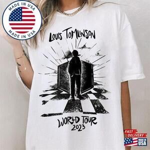 Retro Louis Tomlinson Tour Shirt One Direction Unisex
